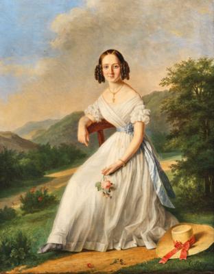 Élise Bruyère - Dipinti a olio e acquarelli del XIX secolo