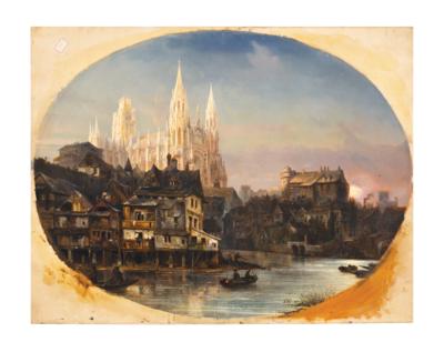 Pierre Henri Tetar van Elven - 19th Century Paintings