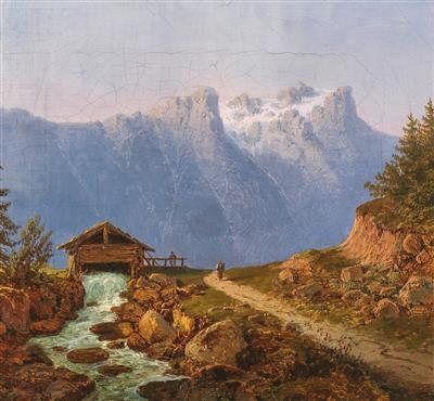 Franz Steinfeld Umkreis/Circle (1787-1868) "Der Dachstein", - Bilder