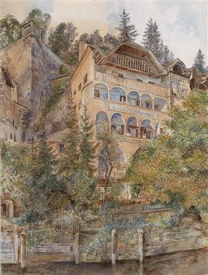 Anton Hlavacek - Mistrovské kresby, Tisky do roku 1900, Akvarely a miniatury