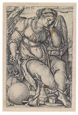 Hans Sebald Beham - Disegni e stampe fino al 1900, acquarelli e miniature