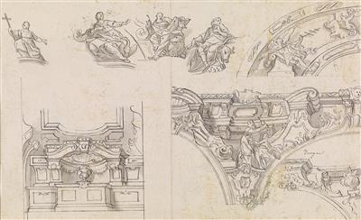 Austrian school, mid-18th century - Master Drawings, Prints before 1900, Watercolours, Miniatures