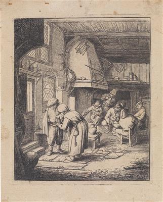 Adriaen Jansz. van Ostade - Meisterzeichnungen und Druckgraphik bis 1900, Aquarelle, Miniaturen