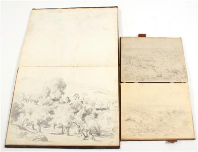 August Löffler - Disegni e stampe fino al 1900, acquarelli e miniature