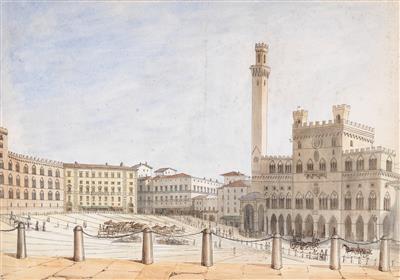 Italien, 19. Jahrhundert - Meisterzeichnungen und Druckgraphik bis 1900, Aquarelle u. Miniaturen