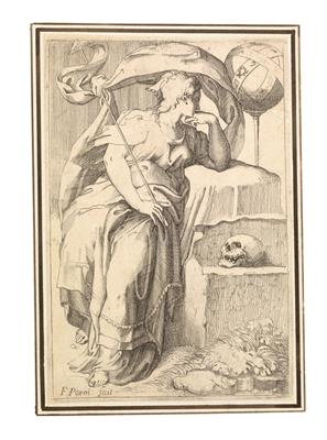 Nach Girolamo Mazzola gen. Parmigianino - Meisterzeichnungen und Druckgraphik bis 1900, Aquarelle u. Miniaturen
