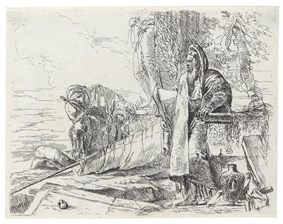 Giovanni Battista Tiepolo - Master Drawings, Prints before 1900, Watercolours, Miniatures