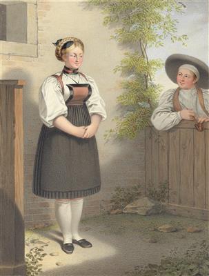Johann Stephan Decker - Meisterzeichnungen und Druckgraphik bis 1900, Aquarelle, Miniaturen