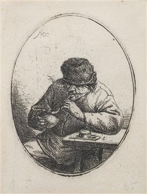 Adriaen Jansz. van Ostade - Disegni e stampe fino al 1900, acquarelli e miniature