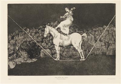 Francisco Goya y Lucientes - Meisterzeichnungen und Druckgraphik bis 1900, Aquarelle, Miniaturen