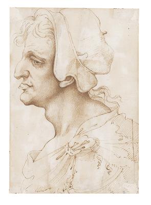Follower of Leonardo da Vinci - Mistrovské kresby, Tisky do roku 1900, Akvarely a miniatury
