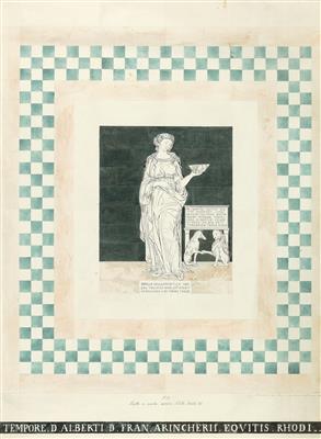 Giovanni Battista Silvestri - Mistrovské kresby, Tisky do roku 1900, Akvarely a miniatury