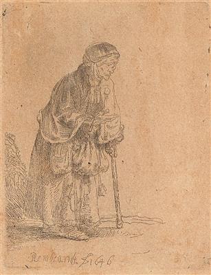 Rembrandt Harmensz van Rijn - Master Drawings, Prints before 1900, Watercolours, Miniatures