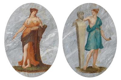 Italy, c. 1800 - Mistrovské kresby, Tisky do roku 1900, Akvarely a miniatury