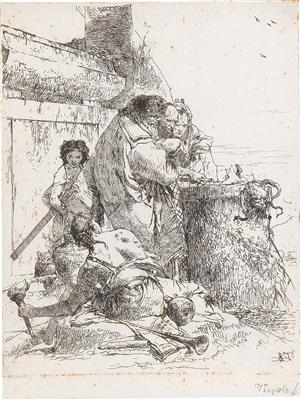 Giovanni Battista Tiepolo - Disegni e stampe fino al 1900, acquarelli e miniature