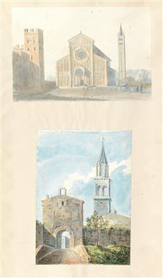 Gustav Lengerke - Mistrovské kresby, Tisky do roku 1900, Akvarely a miniatury
