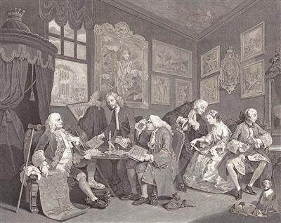 William Hogarth - Disegni e stampe fino al 1900, acquarelli e miniature