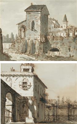 North Italian school, late 18th century, - Master Drawings, Prints before 1900, Watercolours, Miniatures