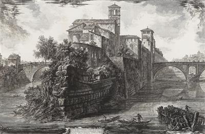 Giovanni Battista Piranesi - Mistrovské kresby, Tisky do roku 1900, Akvarely a miniatury