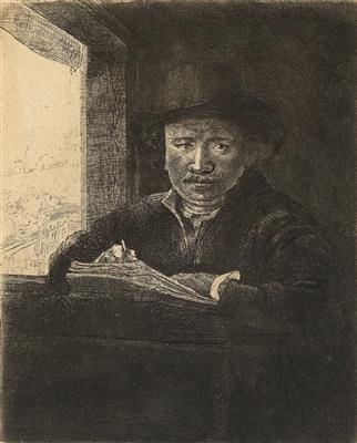 Rembrandt Harmensz van Rijn - Meisterzeichnungen und Druckgraphik bis 1900, Aquarelle, Miniaturen