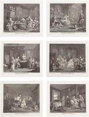 William Hogarth - Master Drawings, Prints before 1900, Watercolours, Miniatures