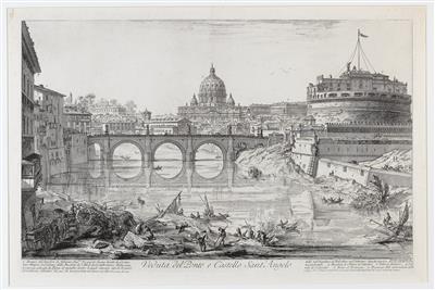 Giovanni Battista Piranesi - Disegni e stampe fino al 1900, acquarelli e miniature