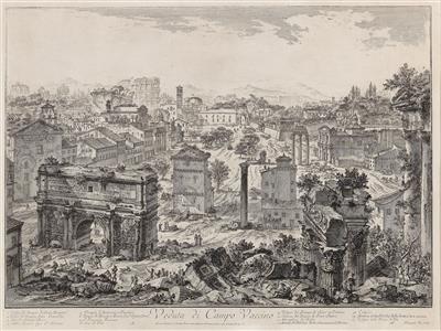 Giovanni Battista Piranesi - Mistrovské kresby, Tisky do roku 1900, Akvarely a miniatury