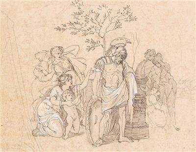 German school, 18th century - Master Drawings, Prints before 1900, Watercolours, Miniatures
