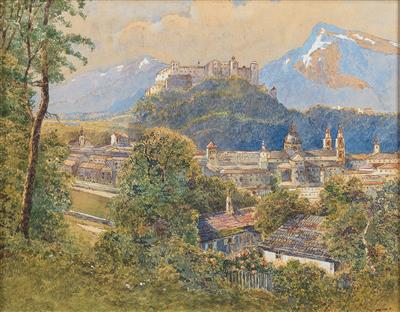 Heinrich Josef Wertheim - Mistrovské kresby, Tisky do roku 1900, Akvarely a miniatury
