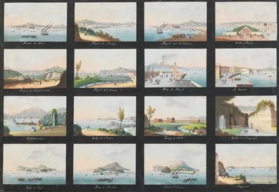 Italy, mid-19th century, - Master Drawings, Prints before 1900, Watercolours, Miniatures