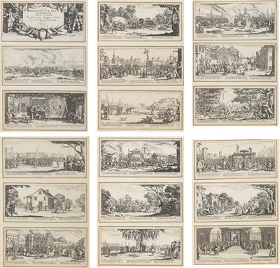 Jacques Callot - Disegni e stampe fino al 1900, acquarelli e miniature