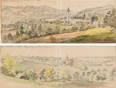 Franz Xaver Bobleter - Meisterzeichnungen und Druckgraphik bis 1900, Aquarelle, Miniaturen