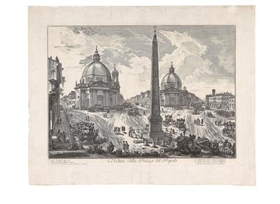 Giovanni Battista Piranesi - Disegni e stampe fino al 1900, acquarelli e miniature