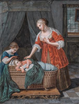 German, late 18th century - Mistrovské kresby, Tisky do roku 1900, Akvarely a miniatury