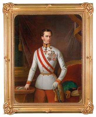 Johann Nepomuk Mayer, (Vienna 1805-1866) - Emperor Franz Joseph I of Austria and Empress Elisabeth, - Imperial Court Memorabilia and Historical Objects