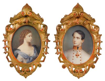 Kaiser Franz Joseph I. von Österreich und Kaiserin Elisabeth, - Kaiserhaus und Historika