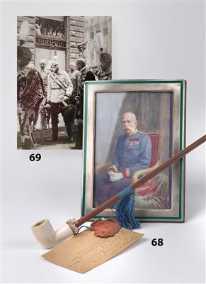 Emperor Franz Joseph I. of Austria - personal cigar holder, - Rekvizity z císařského dvora