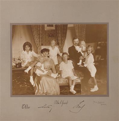 Emperor Karl I. with family, - Casa Imperiale e oggetti d'epoca