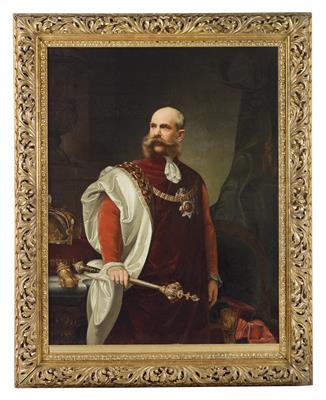 C. Scherak (active Austria 2nd half 19th century) - Emperor Franz Joseph I of Austria, - Rekvizity z císařského dvora
