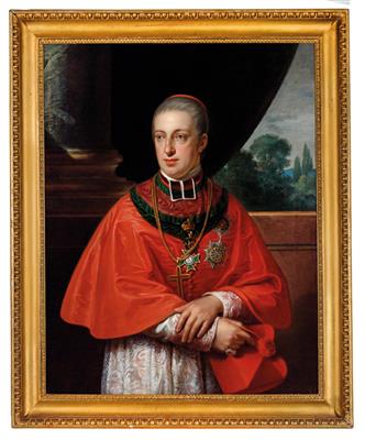 Johann Baptist Edler von Lampi the elder (Romeno 1751-1830 Vienna) attributed -Cardinal Archduke Rudolf, - Casa Imperiale e oggetti d'epoca
