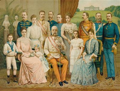 The Austrian imperial family, - Casa Imperiale e oggetti d'epoca