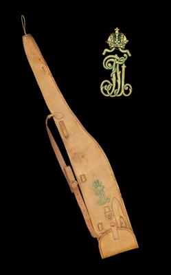 Emperor Francis Joseph I of Austria – rifle case, - Rekvizity z císařského dvora