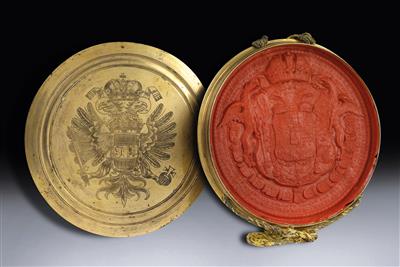 Emperor Joseph II – large seal, - Rekvizity z císařského dvora