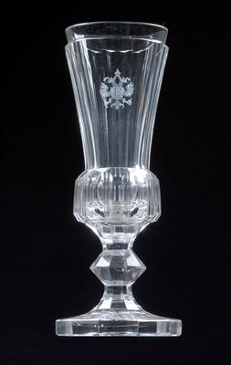 Imperial Austrian Court – a champagne glass from the Prismenschliffservice, - Casa Imperiale e oggetti d'epoca