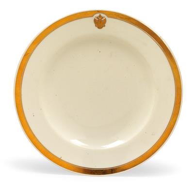 Imperial Austrian Court – dinner plate from the gilt-rim service, - Casa Imperiale e oggetti d'epoca