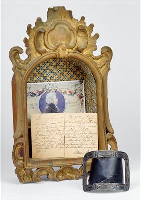 Wolfgang Amadeus Mozart – personal shoe buckle, - Casa Imperiale e oggetti d'epoca