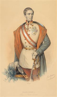 Emperor Francis Joseph I of Austria, - Imperial Court Memorabilia and Historical Objects