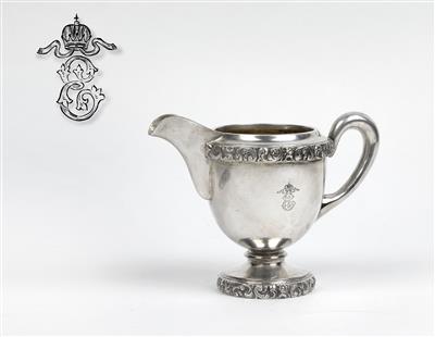 Empress Elisabeth of Austria - a jug from a service, - Imperial Court Memorabilia and Historical Objects
