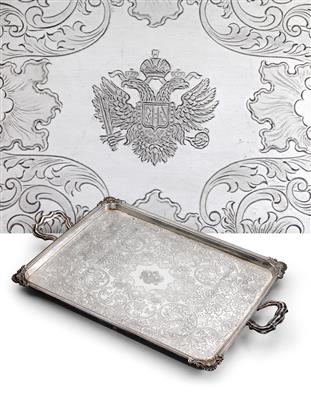 Imperial Austrian Court – a tray, - Rekvizity z císařského dvora
