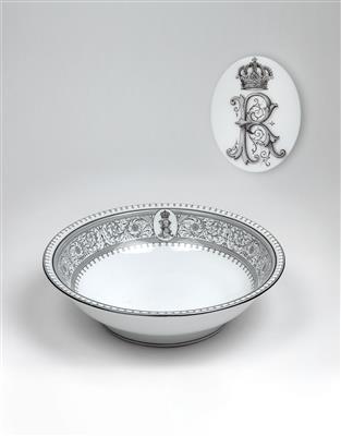 Crown Prince Rudolf - a washbasin from a set, - Imperial Court Memorabilia and Historical Objects